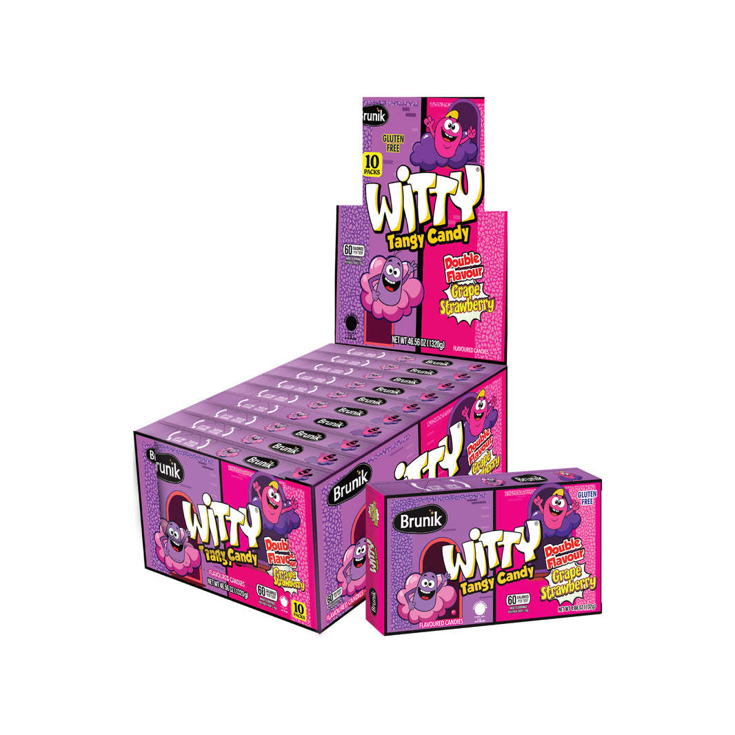 Witty Tangy Candy Grape Strawberry Flavor