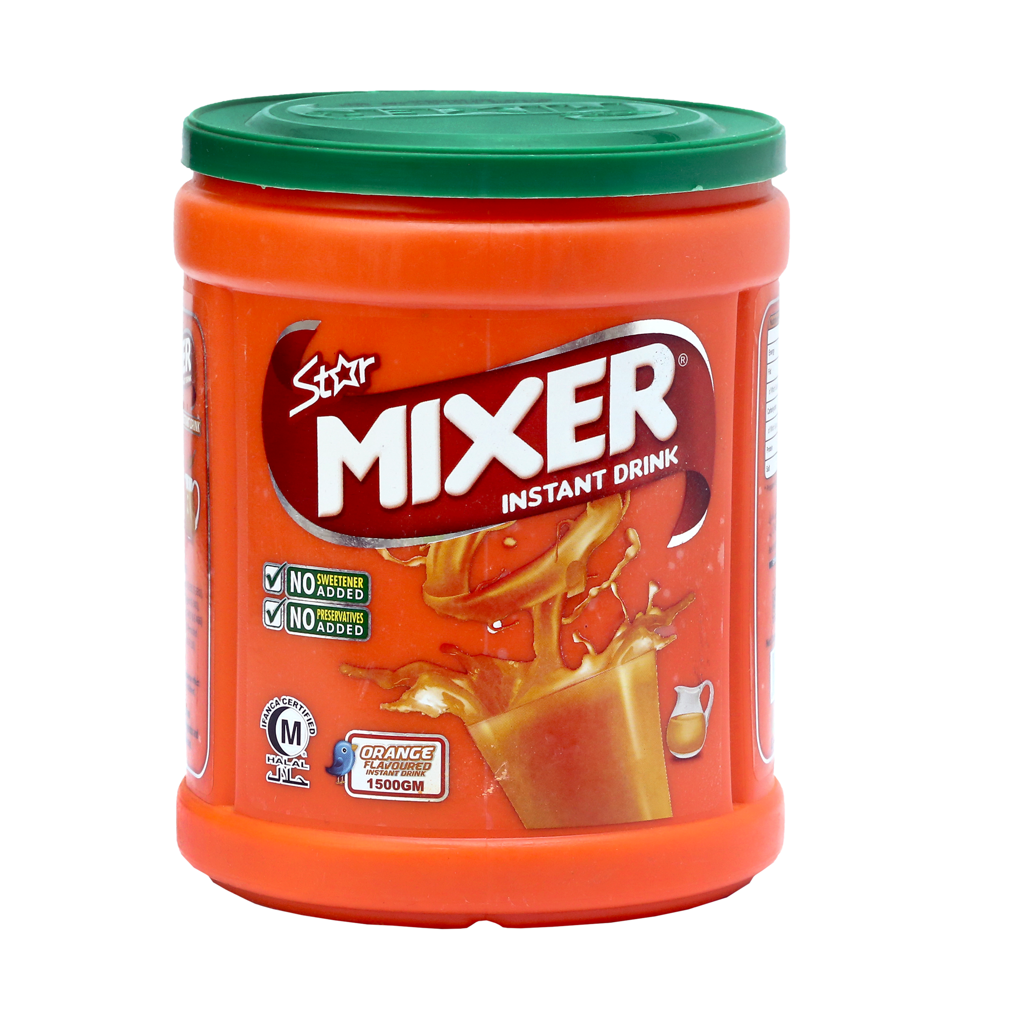 Star Mixer | Orange Jar - 1500 Gm